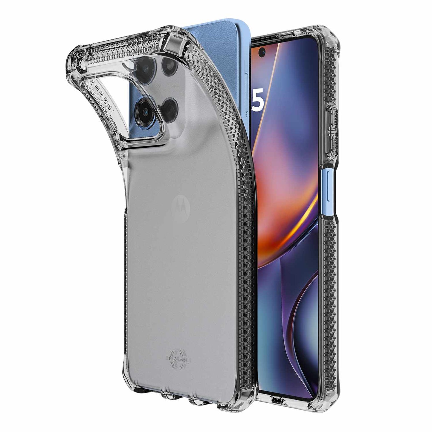MTKASPECMSMOK Spectrum_R Case Moto G 5G 2025 Clear Smoke