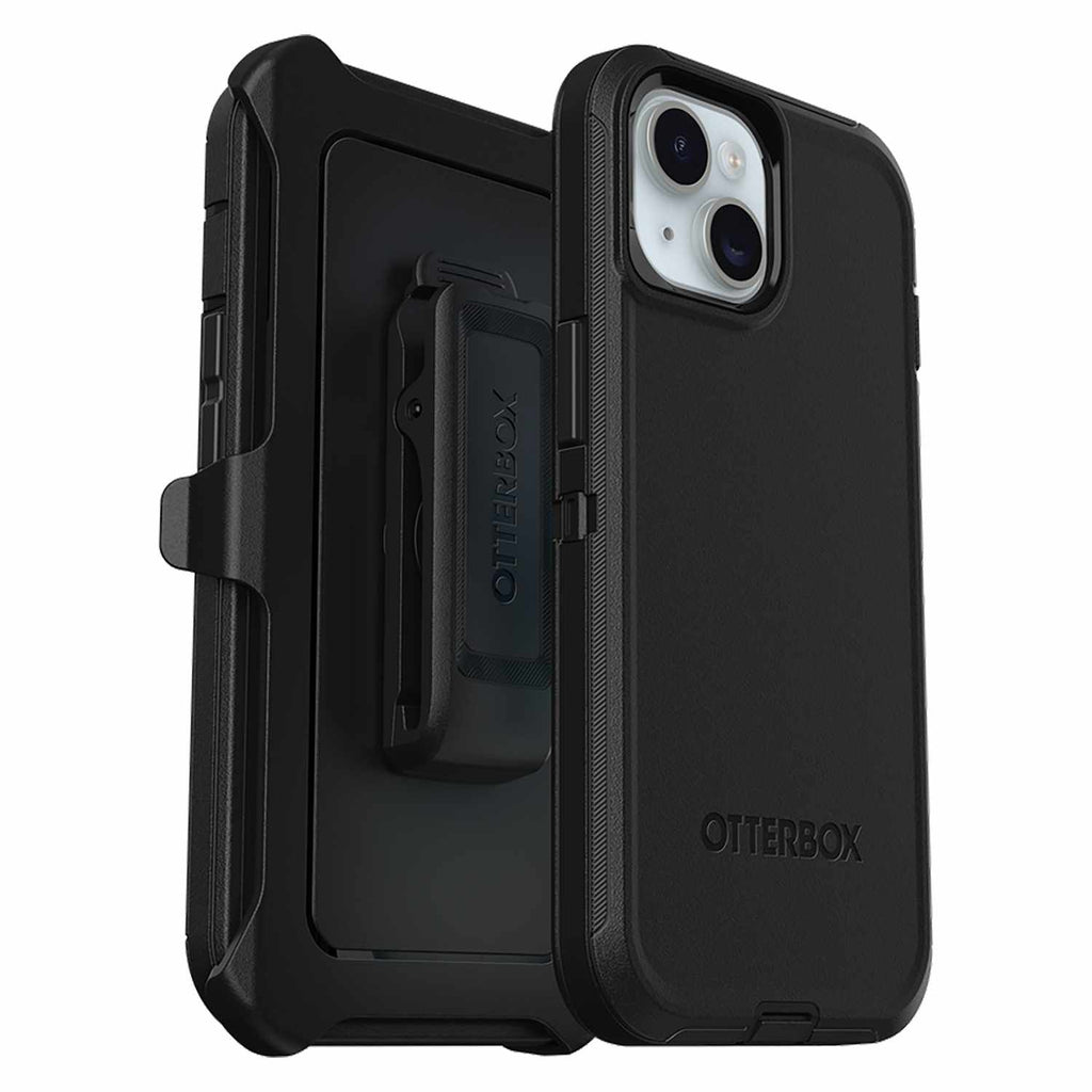 OtterBox Defender Pro MagSafe with Holster Black for iPhone 16e/15/14/13 in Bulk Packaging