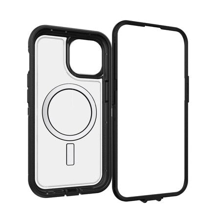 7798196 Defender Pro XT Clear MagSafe Case iPhone 16e/15/14/13 Dark Side