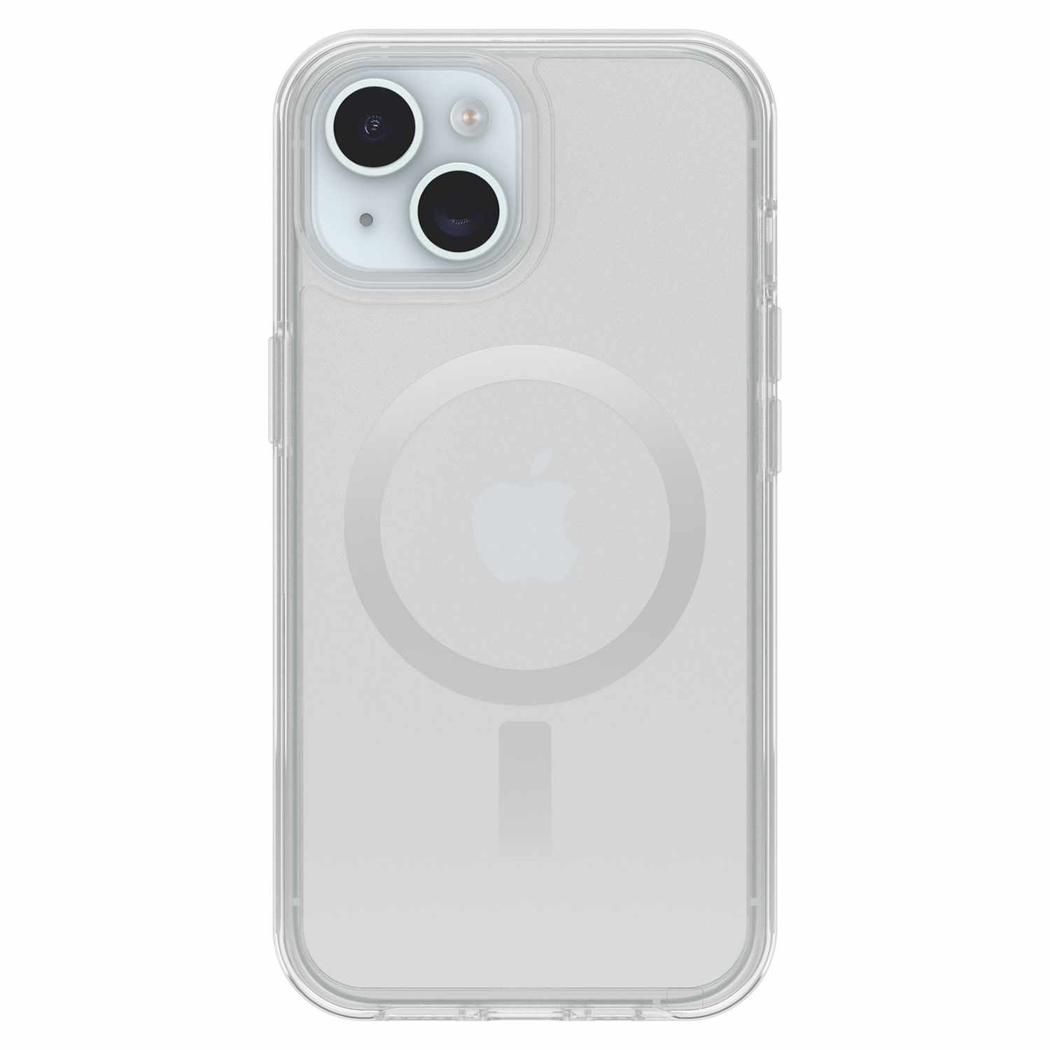 OtterBox Symmetry Clear MagSafe Case Clear with Blue Tint for iPhone 17e/16e/15/14/13 in Bulk Packaging