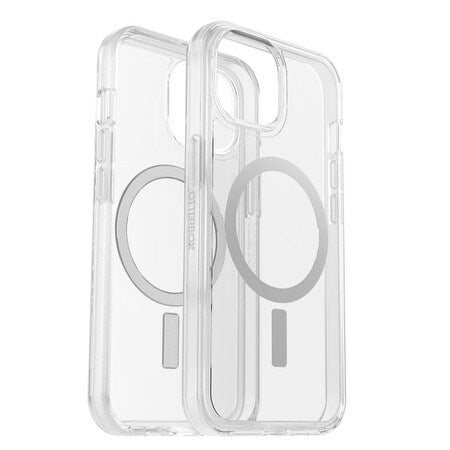 OtterBox Symmetry Clear MagSafe Case Clear with Blue Tint for iPhone 17e/16e/15/14/13 in Bulk Packaging