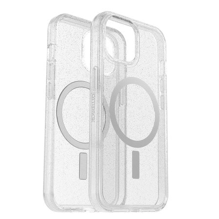 OtterBox Symmetry Clear MagSafe Case Stardust with Blue Tint for iPhone 16e/15/14/13 in Bulk Packaging