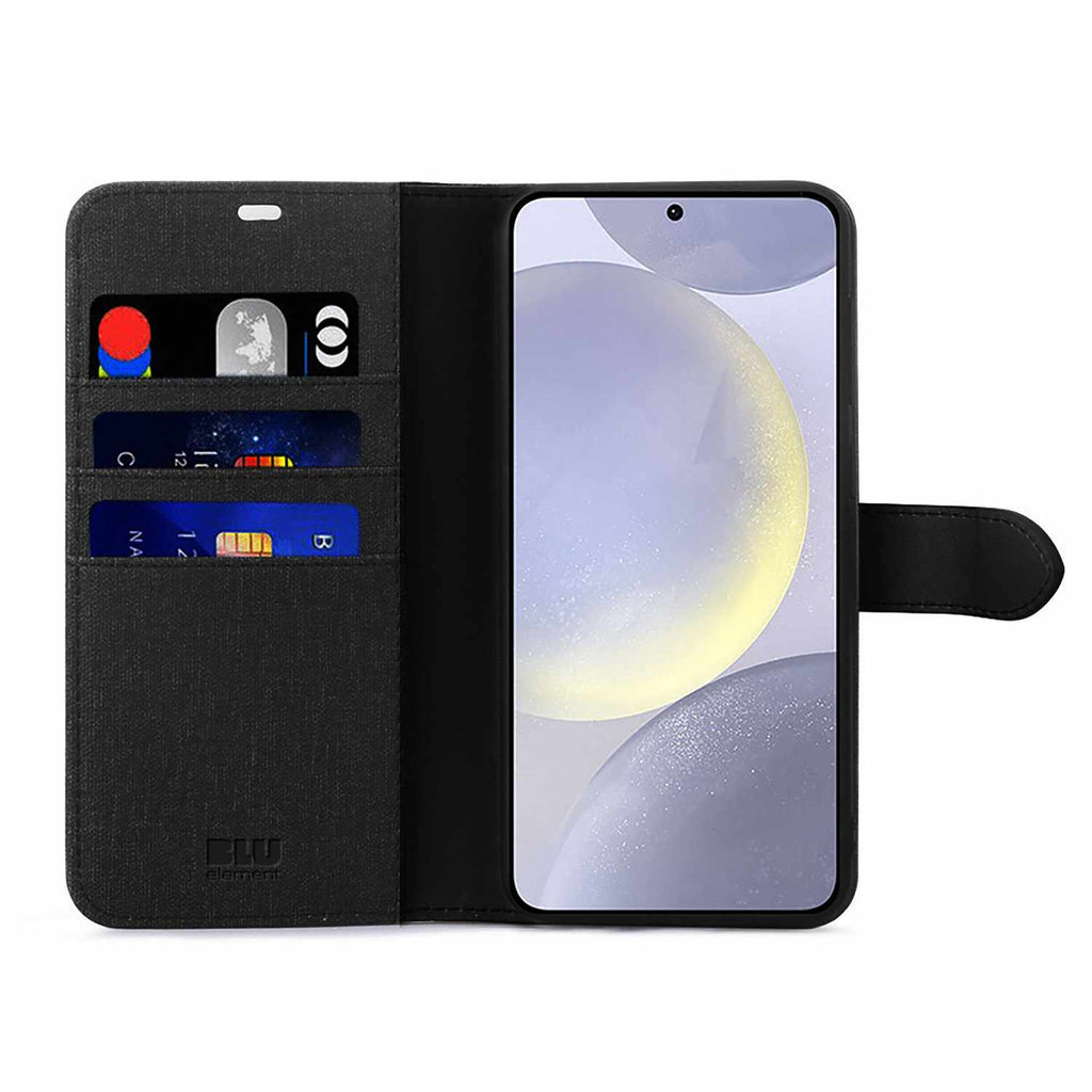 Blu Element Folio 2-in-1 Case Black for Samsung Galaxy S25 Edge