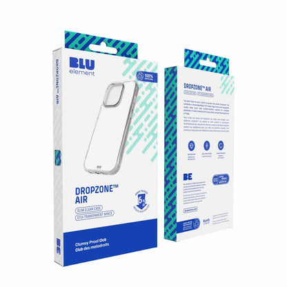 BEDZ15Bulk DropZone Air Case in Bulk iPhone 16e/15/14/13 Clear