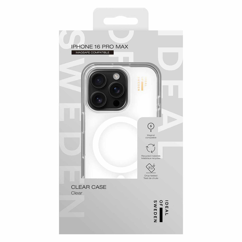 Ideal of Sweden Clear MagSafe Case for iPhone 16 Pro Max