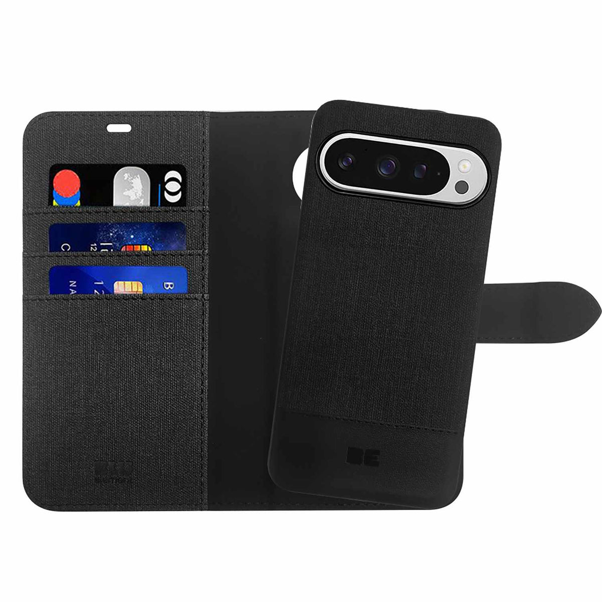 Blu Element Folio 2-in-1 Case Black for Google Pixel 10/10 Pro