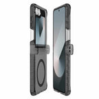 ITSKINS Hybrid_R Hinge w/Magnets Case Smoke/Transparent for Samsung Galaxy Z Flip7