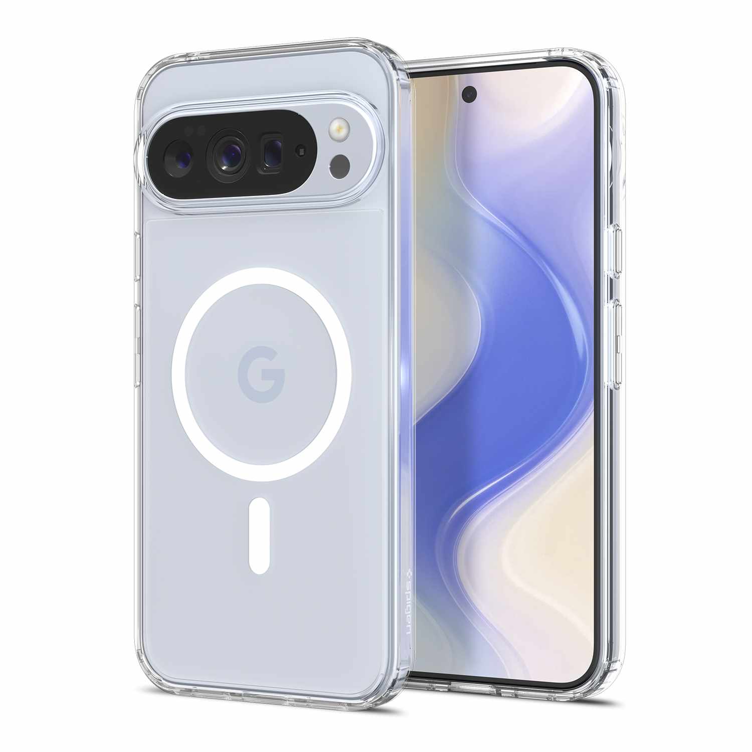 Spigen Crystal Flex Case w/Magnets Clear for Google Pixel 10/10 Pro