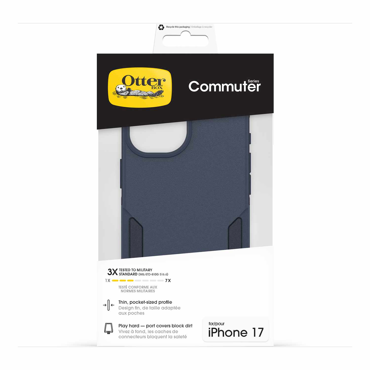 OtterBox Commuter MagSafe Case w/Camera Control Riverside (Blue) for iPhone 17
