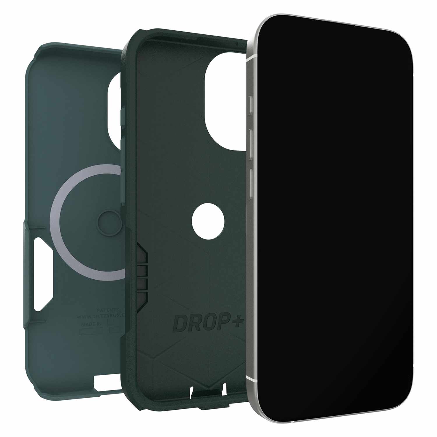 OtterBox Commuter MagSafe Case w/Camera Control Sagebrush (Green) for iPhone 17