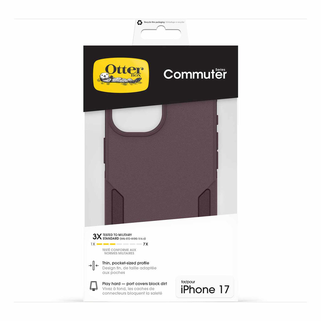 OtterBox Commuter MagSafe Case w/Camera Control Trailhead (Purple) for iPhone 17