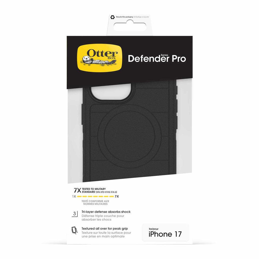 OtterBox Defender Pro MagSafe Case w/Camera Control Black for iPhone 17