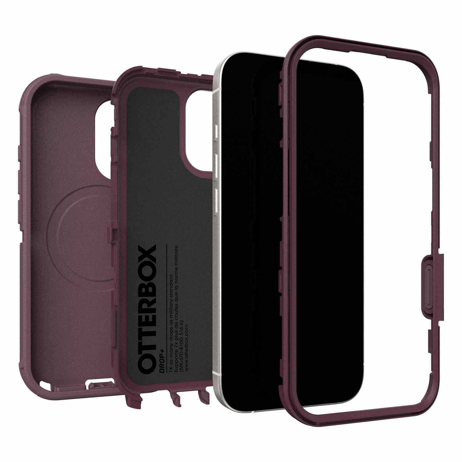OtterBox Defender Pro MagSafe Case w/Camera Control Trailhead (Purple) for iPhone 17