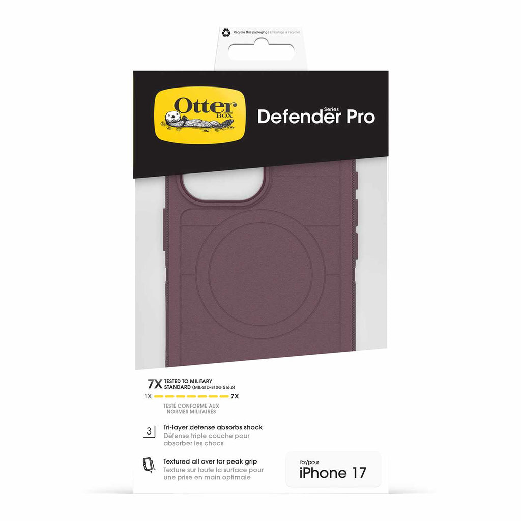 OtterBox Defender Pro MagSafe Case w/Camera Control Trailhead (Purple) for iPhone 17