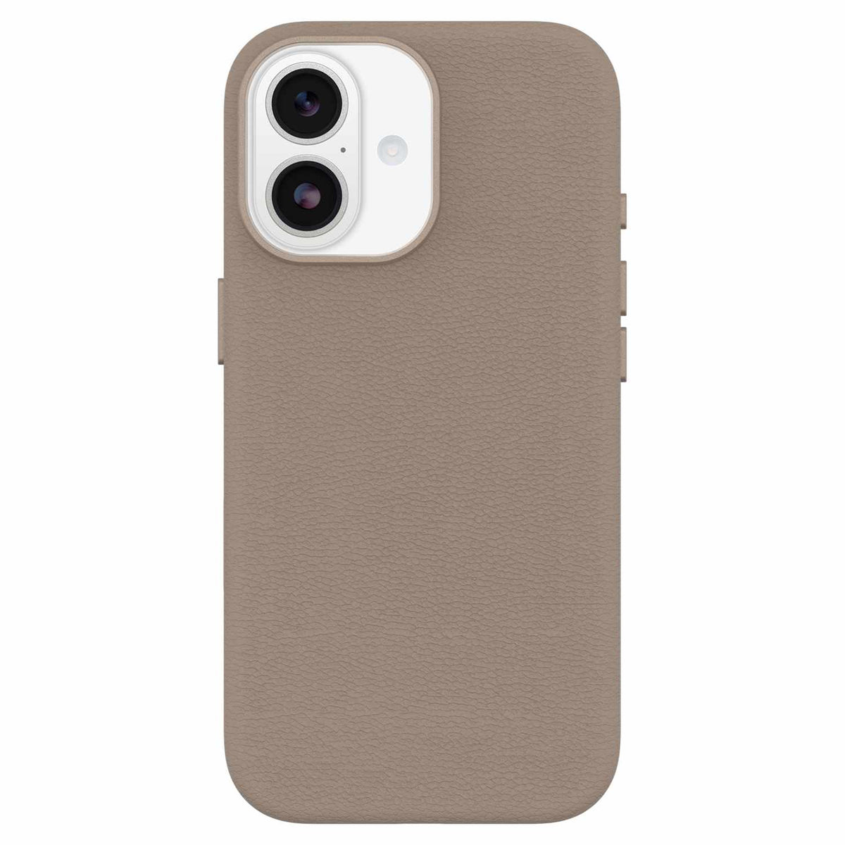 OtterBox Symmetry Cactus Leather MagSafe Case w/Camera Control Grey Comfort for iPhone 17