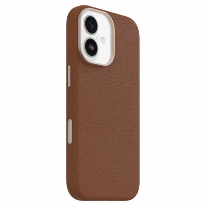 7799016 Symmetry Cactus Leather MagSafe Case w/Camera Control iPhone 17 Dessert Saddle (Brown)
