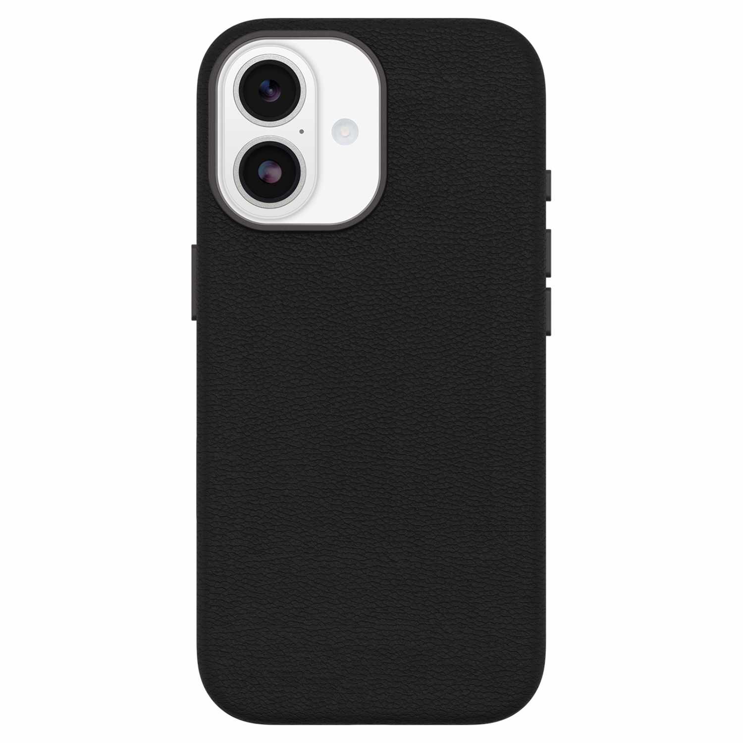 OtterBox Symmetry Cactus Leather MagSafe Case w/Camera Control Noir Ash (Black) for iPhone 17