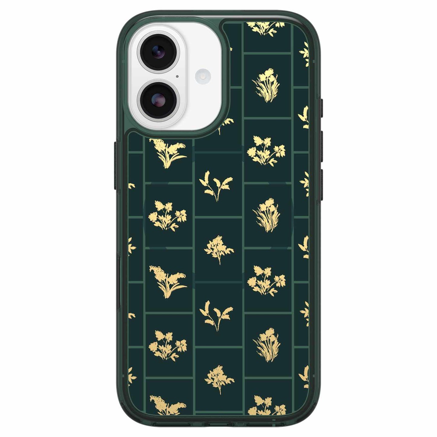 7798882 Symmetry Clear MagSafe Case w/Camera Control iPhone 17 Golden Bloom (Green)
