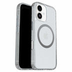 OtterBox Symmetry Clear MagSafe Case w/Camera Control Stardust 3.0 with Blue Tint (Clear) for iPhone 17