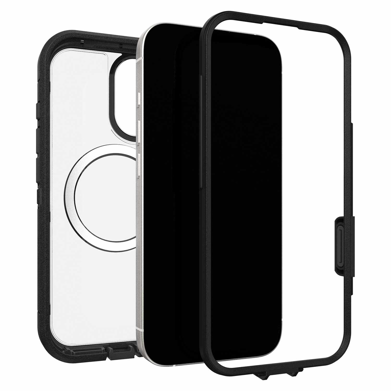 OtterBox Defender Pro XT MagSafe Case with Holster Dark Side (Black) for iPhone 17 in Bulk Packaging