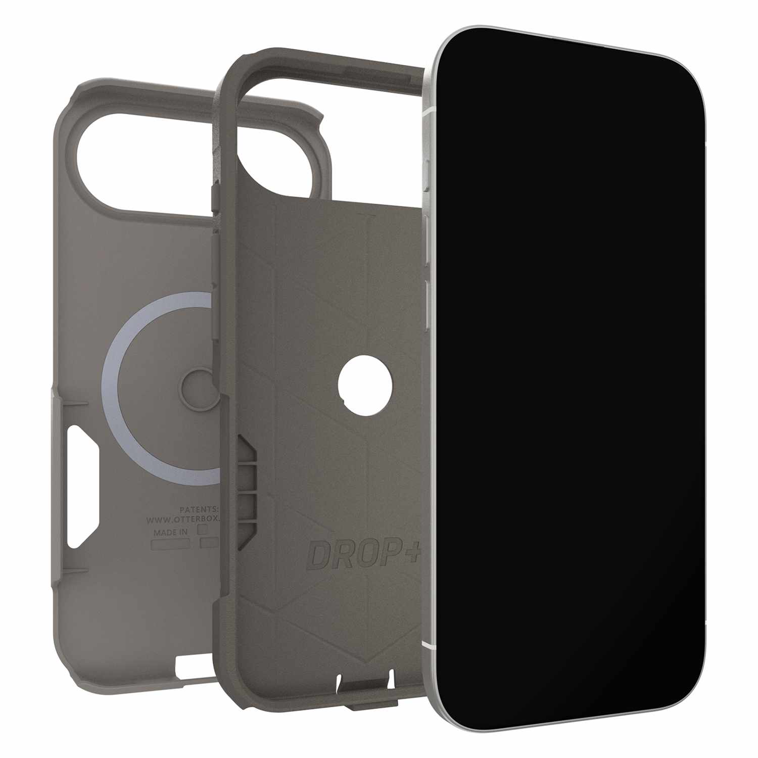 OtterBox Commuter MagSafe Case w/Camera Control Grey Comfort for iPhone Air