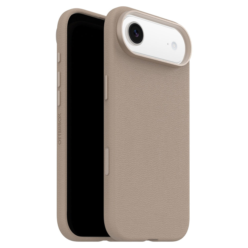 OtterBox Symmetry Cactus Leather MagSafe Case with Camera Control Grey Comfort for iPhone Air