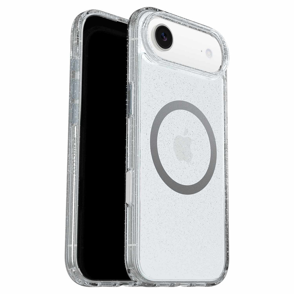 OtterBox Symmetry Clear MagSafe Case w/Camera Control Stardust 3.0 with Blue Tint (Clear) for iPhone Air