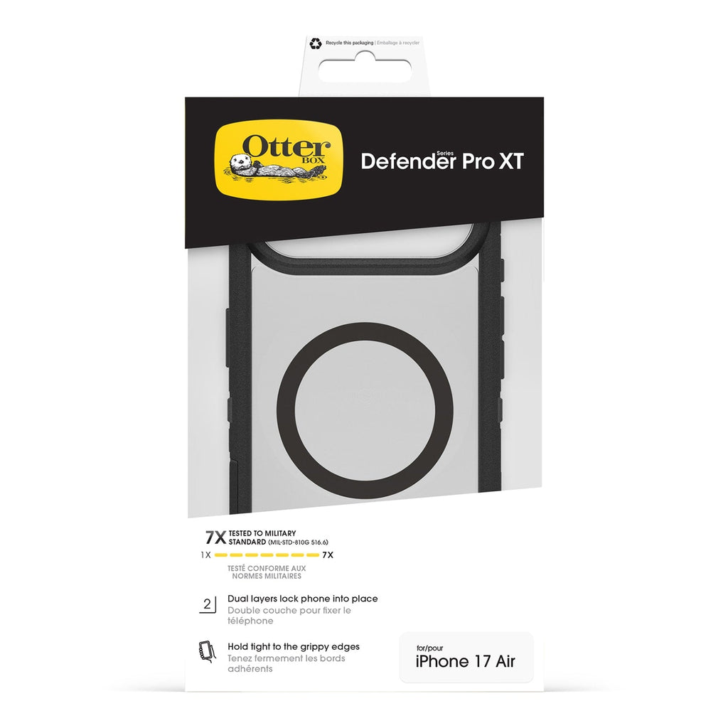 OtterBox Defender Pro XT MagSafe Case with Holster Black for iPhone Air in Bulk Packaging