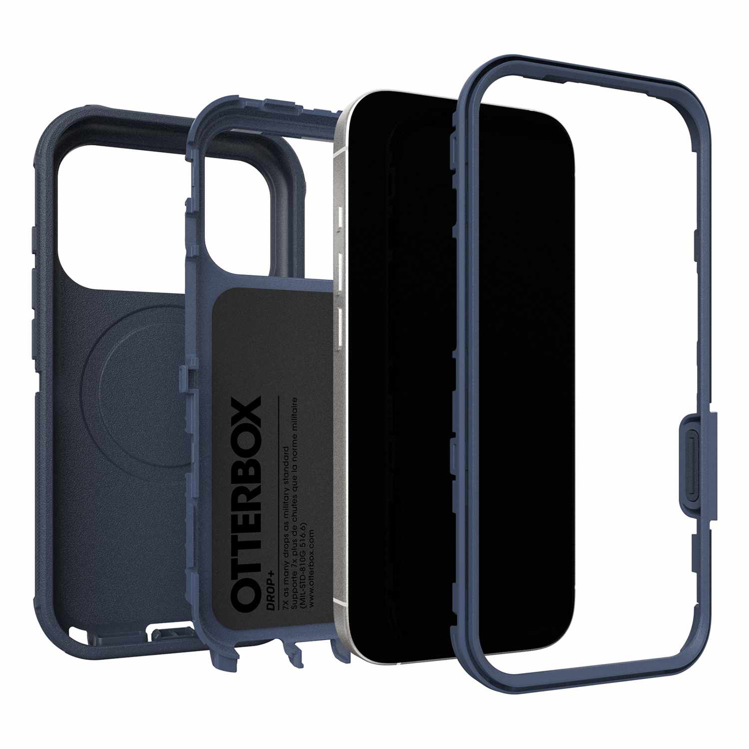 OtterBox Defender Pro MagSafe Case w/Camera Control Riverside (Blue) for iPhone 17 Pro