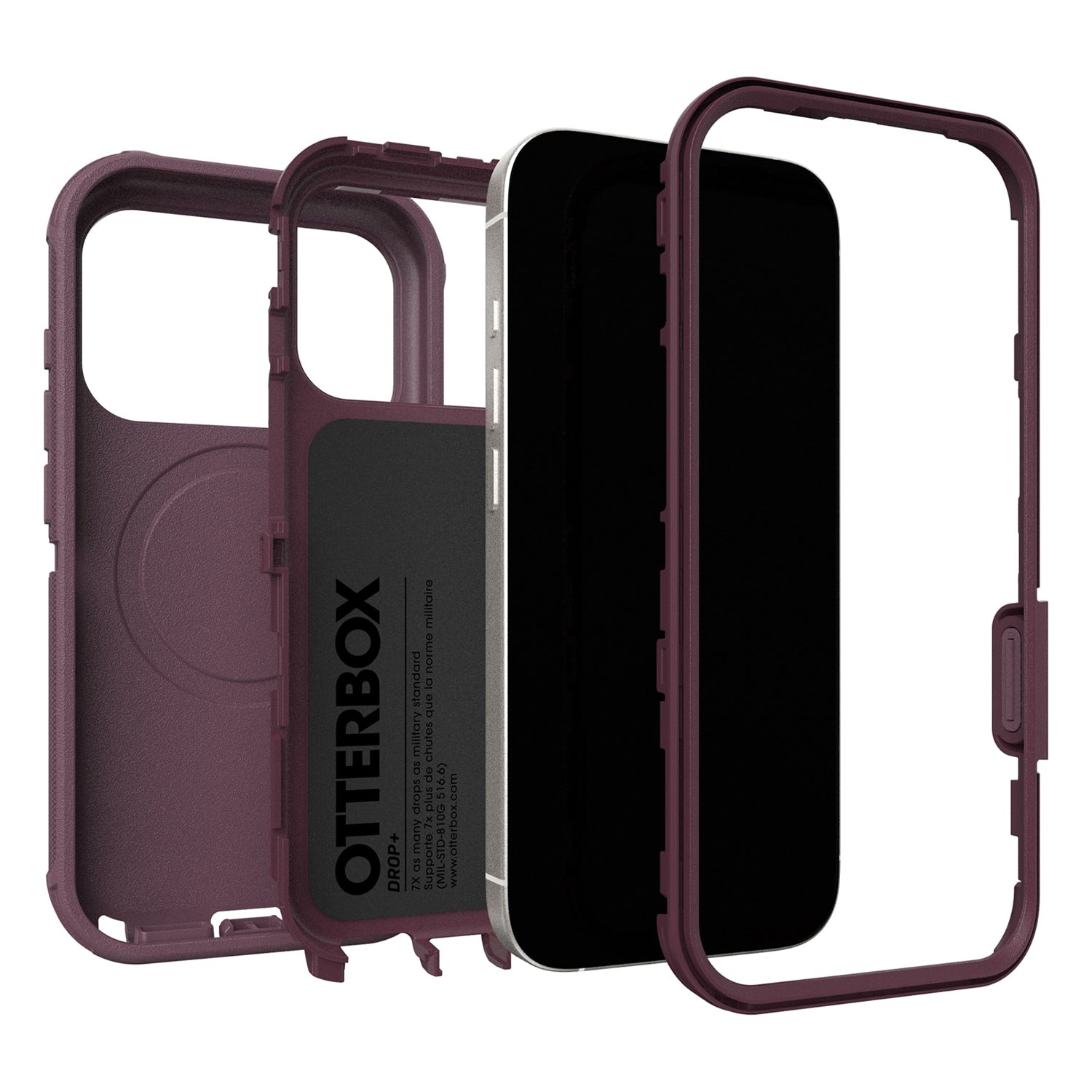 OtterBox Defender Pro MagSafe Case w/Camera Control Trailhead (Purple) for iPhone 17 Pro