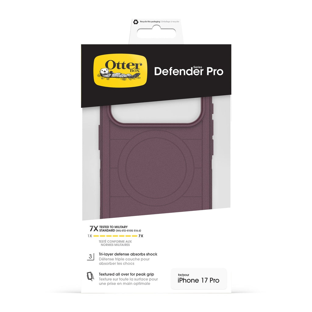 OtterBox Defender Pro MagSafe Case w/Camera Control Trailhead (Purple) for iPhone 17 Pro