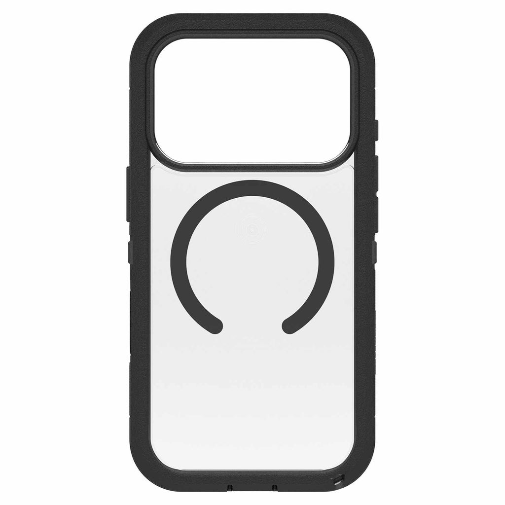 OtterBox Defender Pro XT Clear MagSafe Case w/Camera Control Dark Side (Black) for iPhone 17 Pro