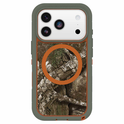 7798428 Defender Pro XT Clear MagSafe Case w/Camera Control iPhone 17 Pro Realtree Apx (Green)