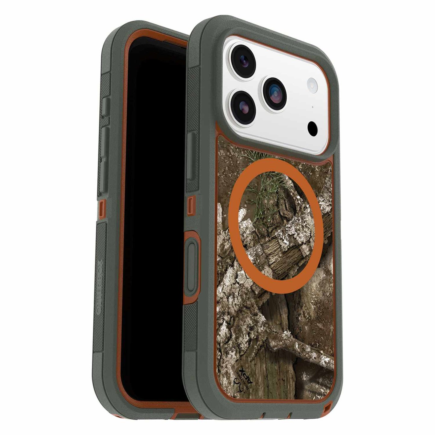 7798428 Defender Pro XT Clear MagSafe Case w/Camera Control iPhone 17 Pro Realtree Apx (Green)