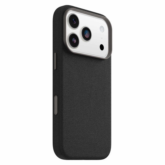 7799044 Symmetry Cactus Leather MagSafe Case w/Camera Control iPhone 17 Pro Noir Ash (Black)