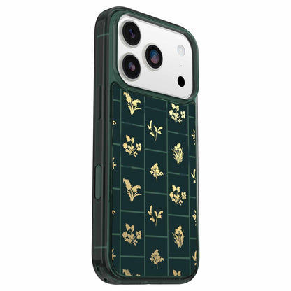 7798898 Symmetry Clear MagSafe Case w/Camera Control iPhone 17 Pro Golden Bloom (Green)
