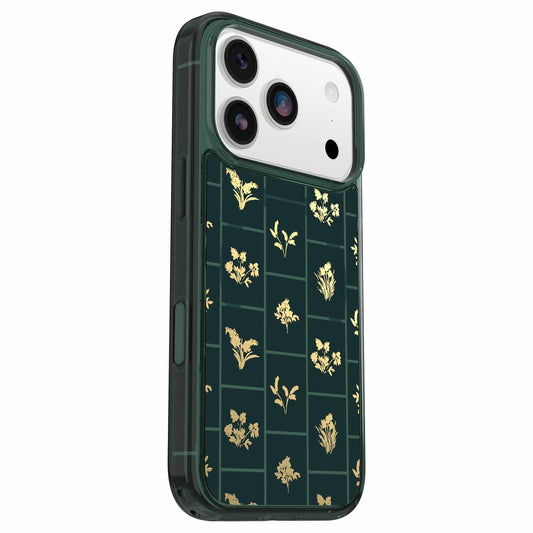 7798898 Symmetry Clear MagSafe Case w/Camera Control iPhone 17 Pro Golden Bloom (Green)
