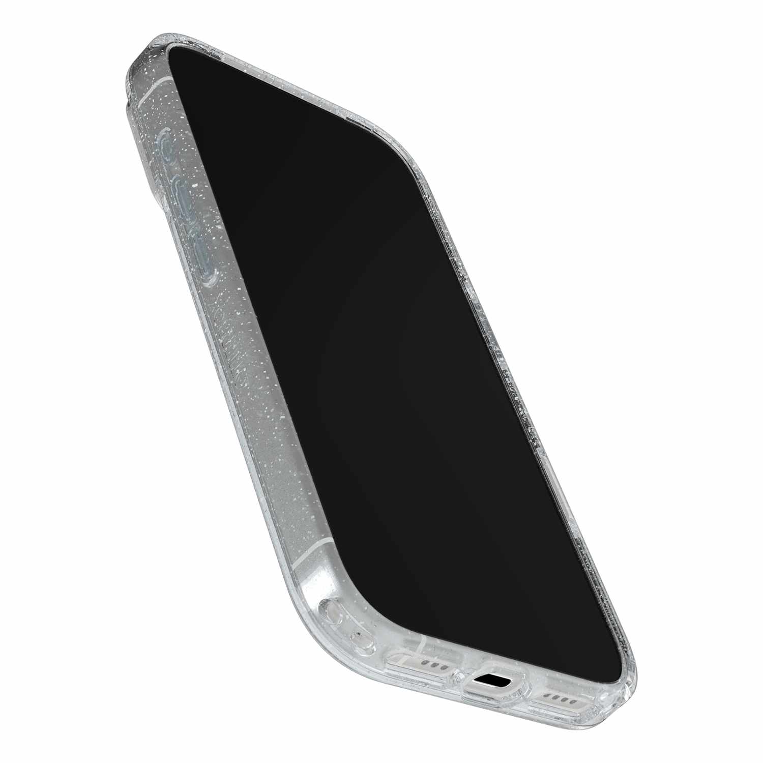 OtterBox Symmetry Clear MagSafe Case w/Camera Control Stardust 3.0 with Blue Tint (Clear) for iPhone 17 Pro