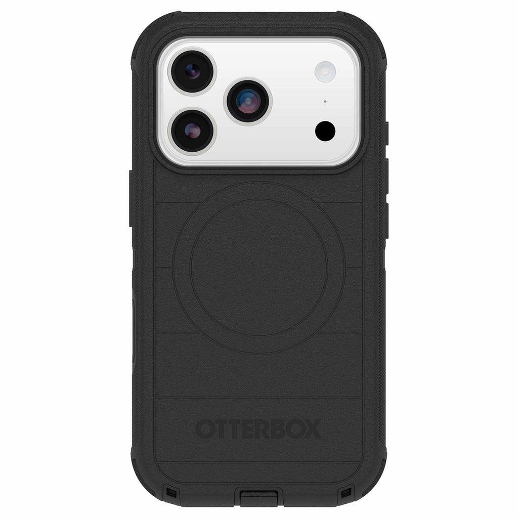 OtterBox Defender Pro MagSafe Case w/Holster Black for iPhone 17 Pro in Bulk Packaging