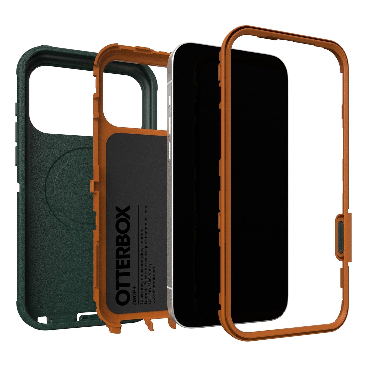 7798436 Defender Pro MagSafe Case w/Camera Control iPhone 17 Pro Max Coopersmith (Green)