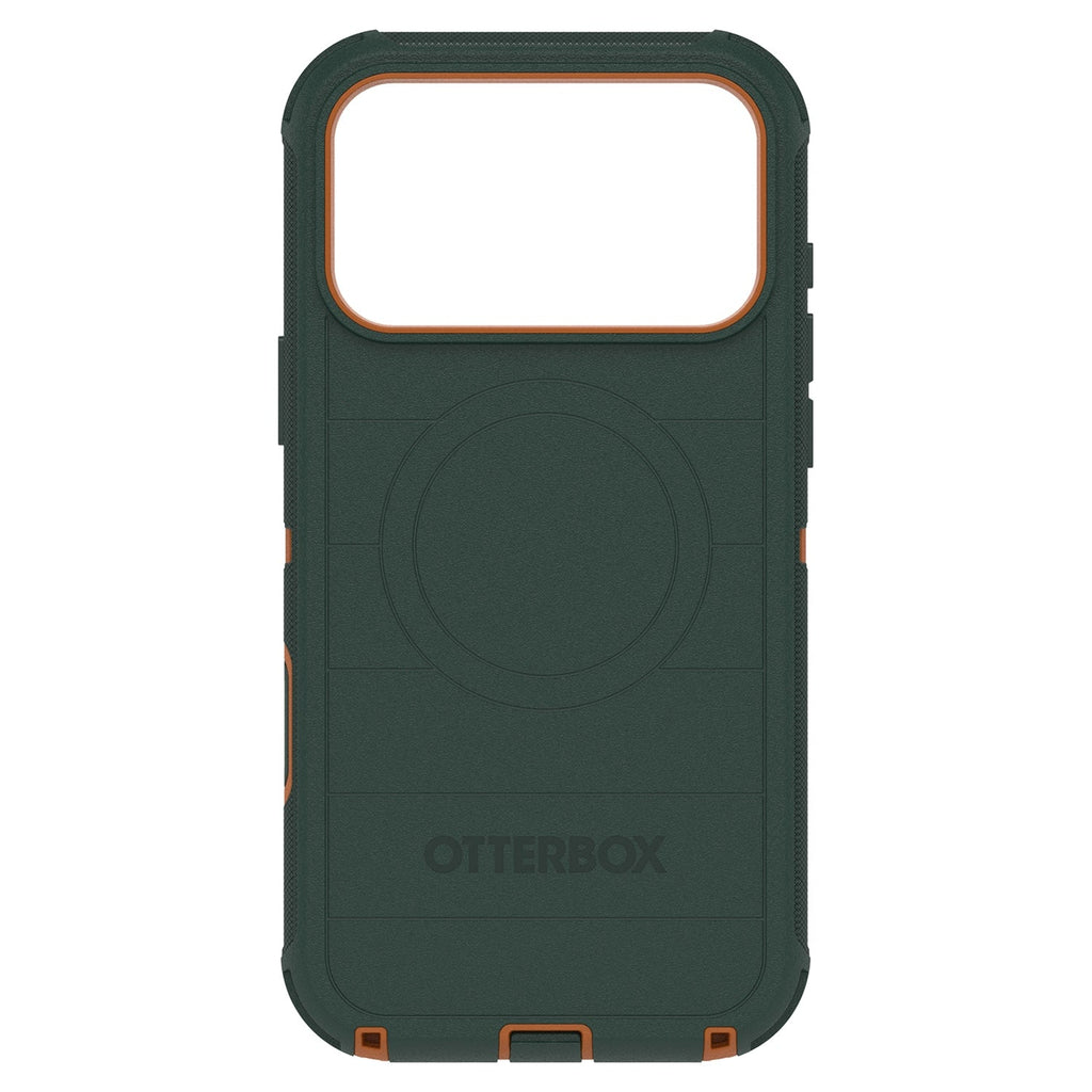 OtterBox Defender Pro MagSafe Case w/Camera Control Coopersmith (Green) for iPhone 17 Pro Max
