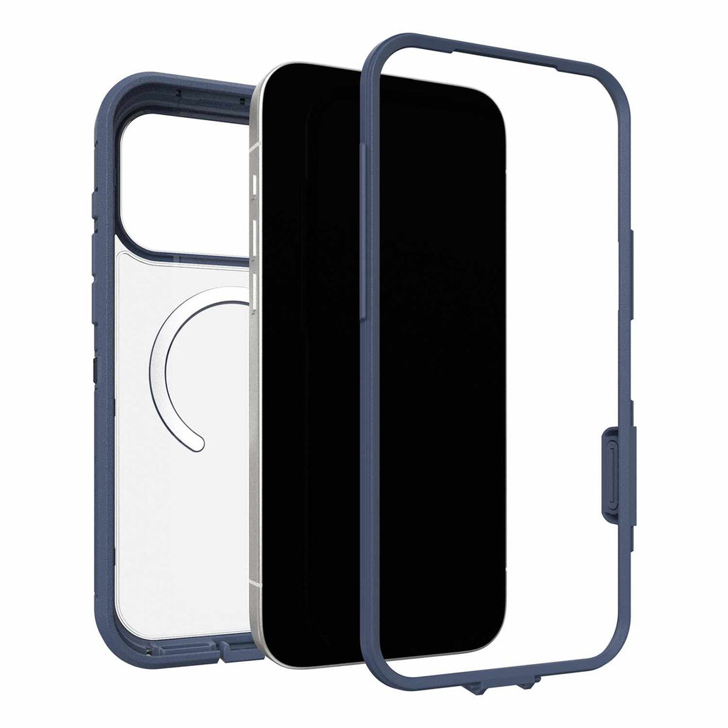 OtterBox Defender Pro XT Clear MagSafe Case w/Camera Control Bootcut (Blue) for iPhone 17 Pro Max