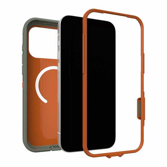 7798437 Defender Pro XT Clear MagSafe Case w/Camera Control iPhone 17 Pro Max Realtree Apx (Green)