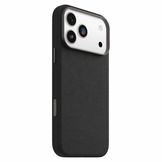 7799060 Symmetry Cactus Leather MagSafe Case w/Camera Control iPhone 17 Pro Max Noir Ash (Black)