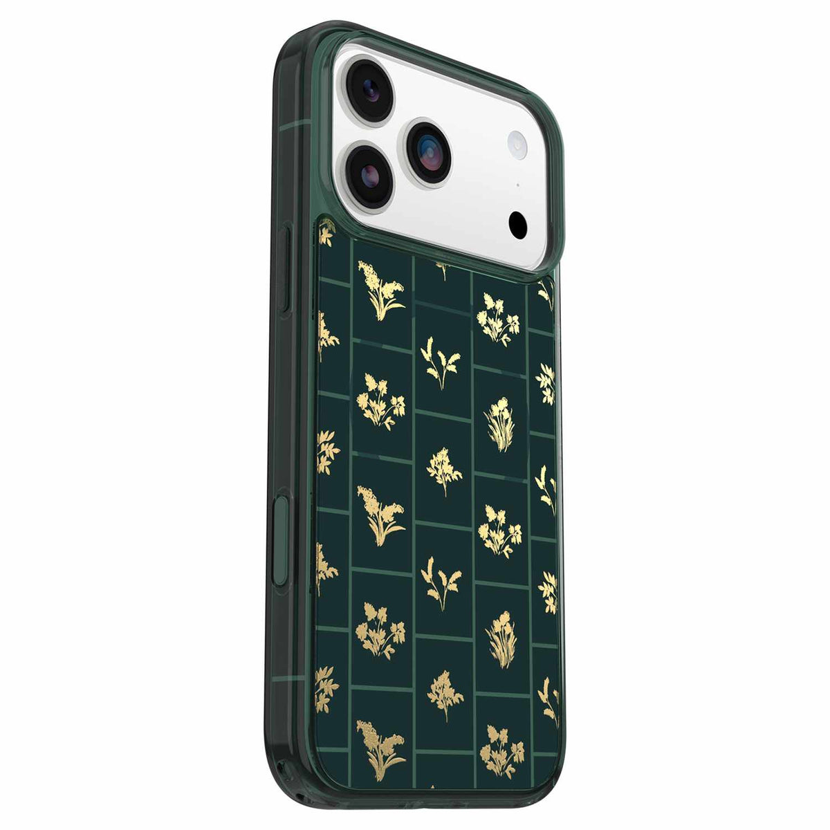 OtterBox Symmetry Clear MagSafe Case w/Camera Control Golden Bloom (Green) for iPhone 18 Pro Max/17 Pro Max