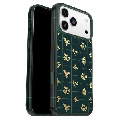 7798906 Symmetry Clear MagSafe Case w/Camera Control iPhone 17 Pro Max Golden Bloom (Green)