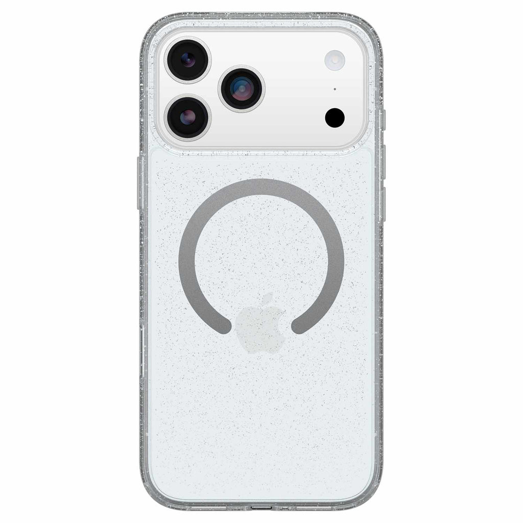 OtterBox Symmetry Clear MagSafe Case w/Camera Control Stardust 3.0 with Blue Tint (Clear) for iPhone 17 Pro Max