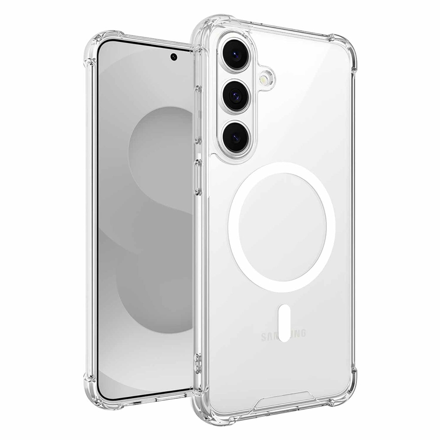 BEDZR25SFE1 DropZone Rugged Clear Case w/Magnets Galaxy S25 FE Clear
