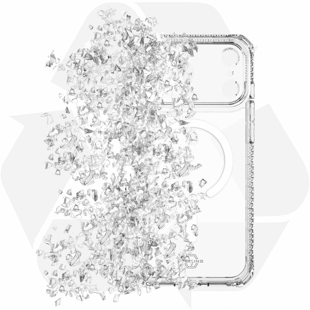 ITSKINS Hybrid_R MagSafe Case Clear for iPhone 17 Pro Max