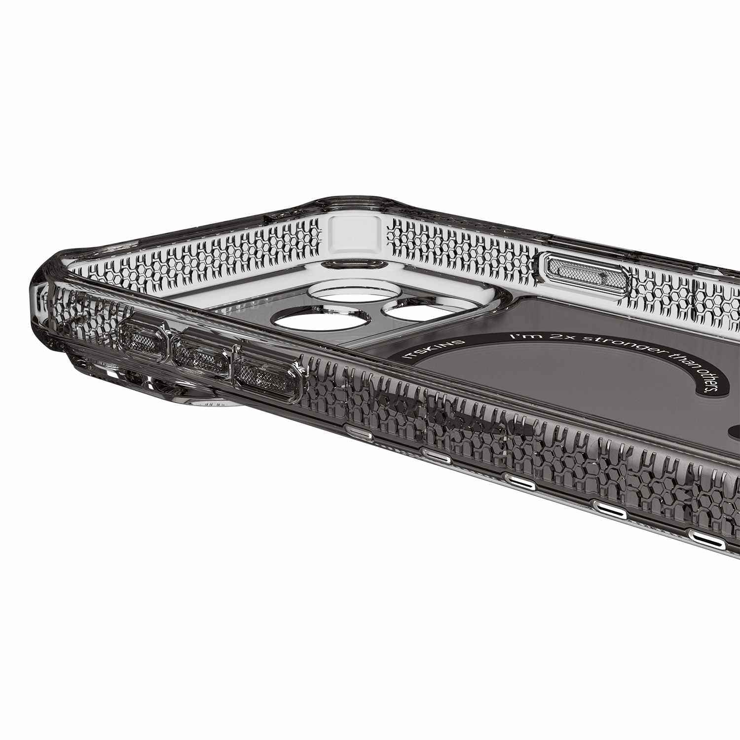 ITSKINS Hybrid_R Vapor MagSafe Case Smoke for iPhone 17 Pro Max